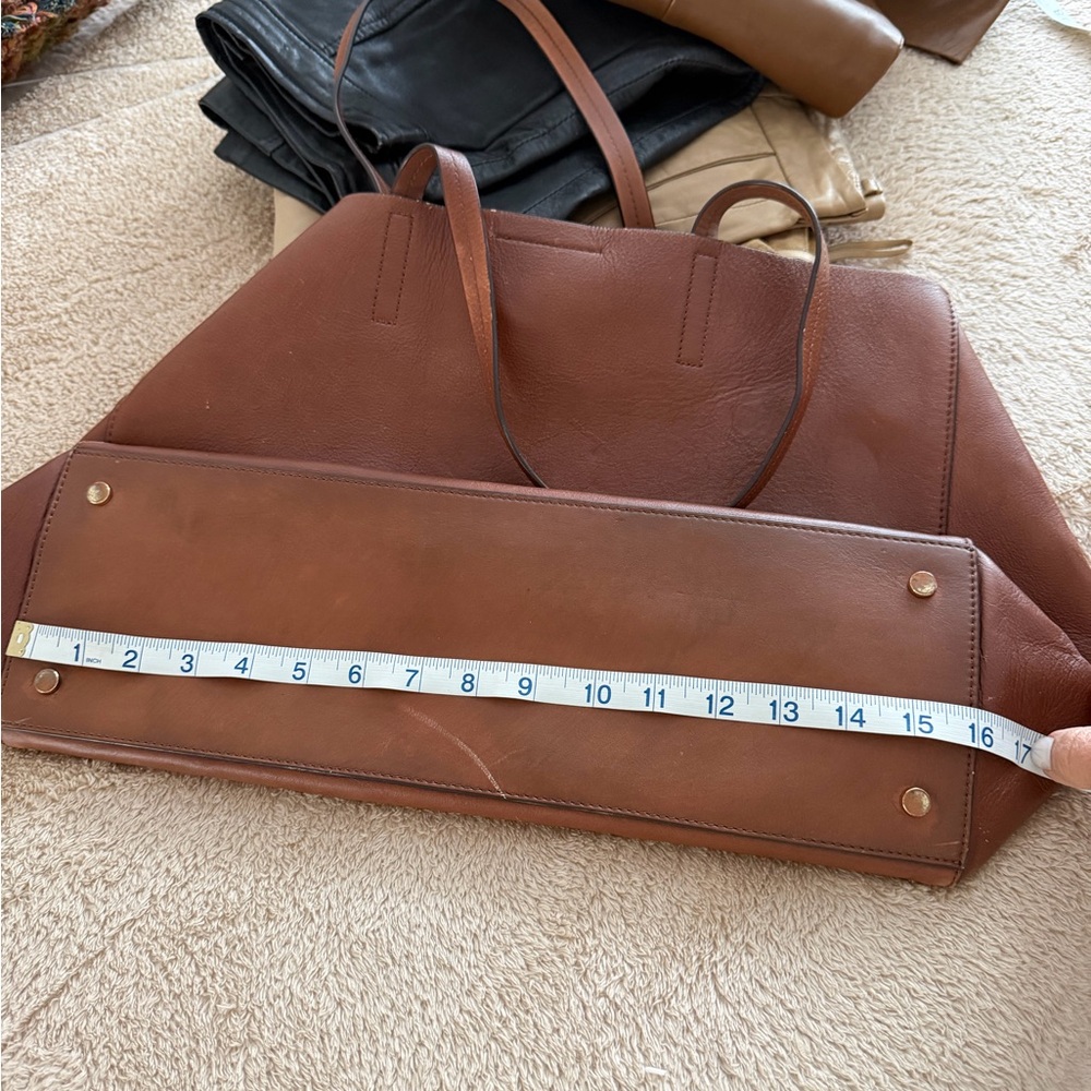 Brown Leather Tote Bag - Picture 3 of 6